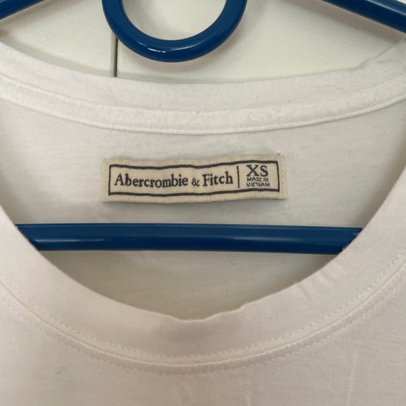 Abercrombie and Fitch White Long-Sleeved Tie-Front Top Size XS - Picture 3 of 11